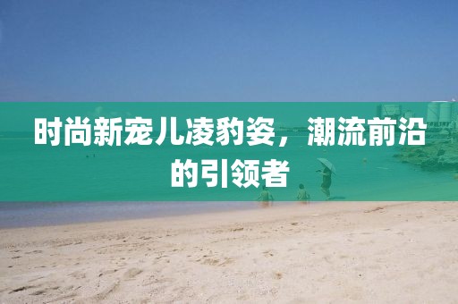 时尚新宠儿凌豹姿，潮流前沿的引领者