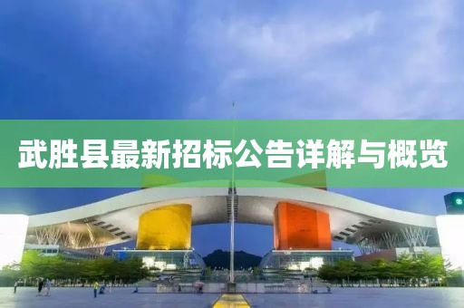 武胜县最新招标公告详解与概览