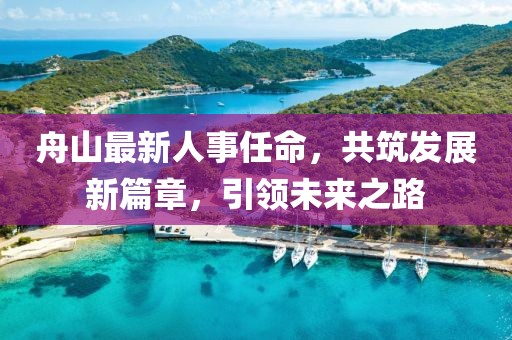 舟山最新人事任命，共筑发展新篇章，引领未来之路