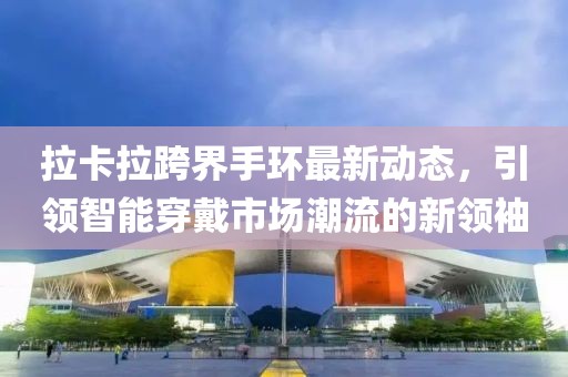 拉卡拉跨界手环最新动态，引领智能穿戴市场潮流的新领袖