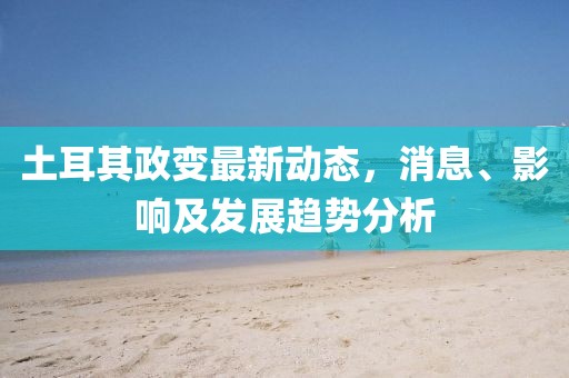 土耳其政变最新动态，消息、影响及发展趋势分析