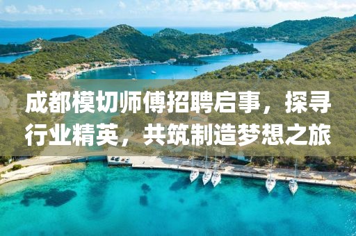 成都模切师傅招聘启事，探寻行业精英，共筑制造梦想之旅