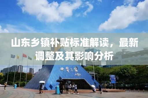 山东乡镇补贴标准解读，最新调整及其影响分析