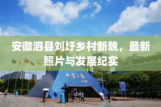 安徽泗县刘圩乡村新貌，最新照片与发展纪实