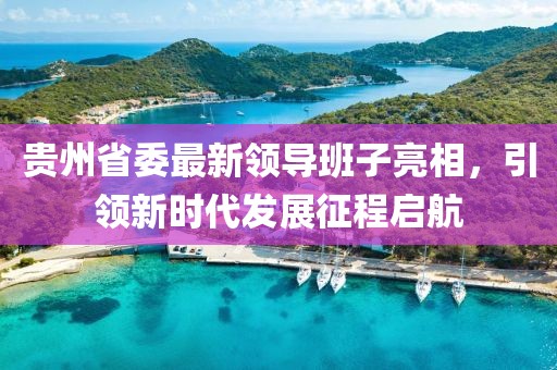 贵州省委最新领导班子亮相，引领新时代发展征程启航
