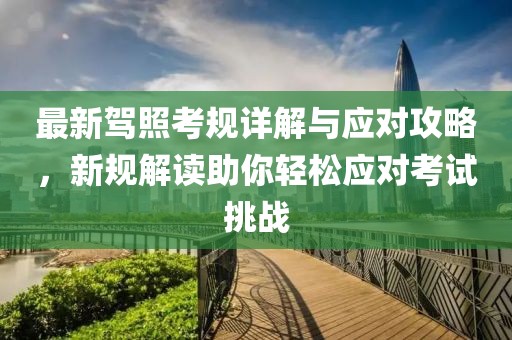 最新驾照考规详解与应对攻略，新规解读助你轻松应对考试挑战