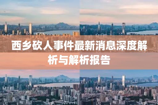 西乡砍人事件最新消息深度解析与解析报告