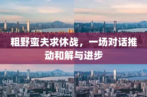粗野蛮夫求休战，一场对话推动和解与进步