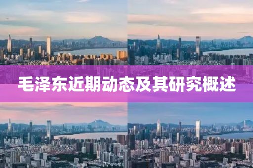 毛泽东近期动态及其研究概述