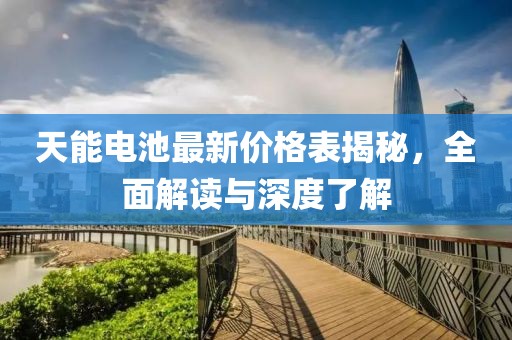 天能电池最新价格表揭秘，全面解读与深度了解