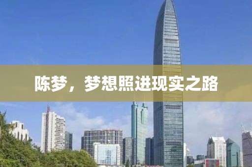 陈梦，梦想照进现实之路